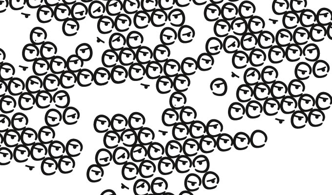 Kleine Monster Augen